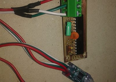 Conexionado cables de tiras de LEDs WS2811