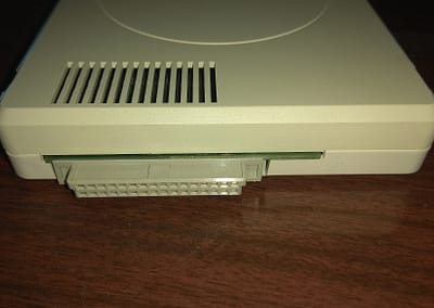 Detalle del conector de la disquetera.