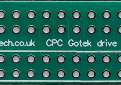 Adaptador cables Amstrad-Gotek PCB vista superior