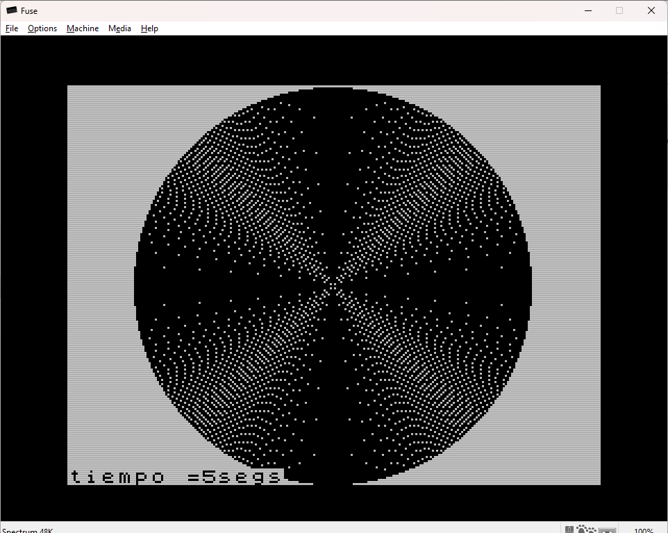 Captura círculos BASIC Boriel.